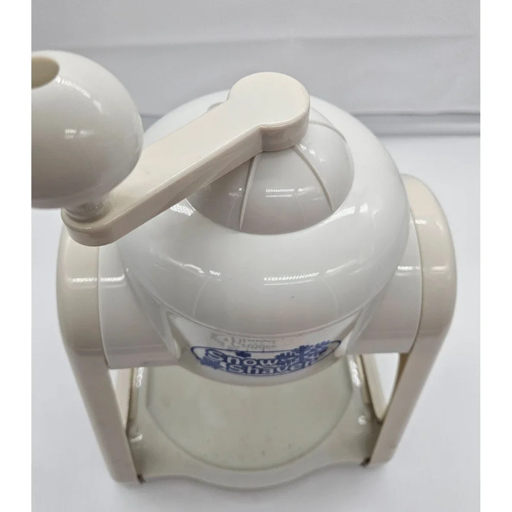 White Ice Grinder - Manual Snow Cone Maker